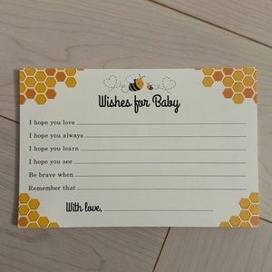 NWOT Baby Wish Cards, set of 10, perfect for baby shower!